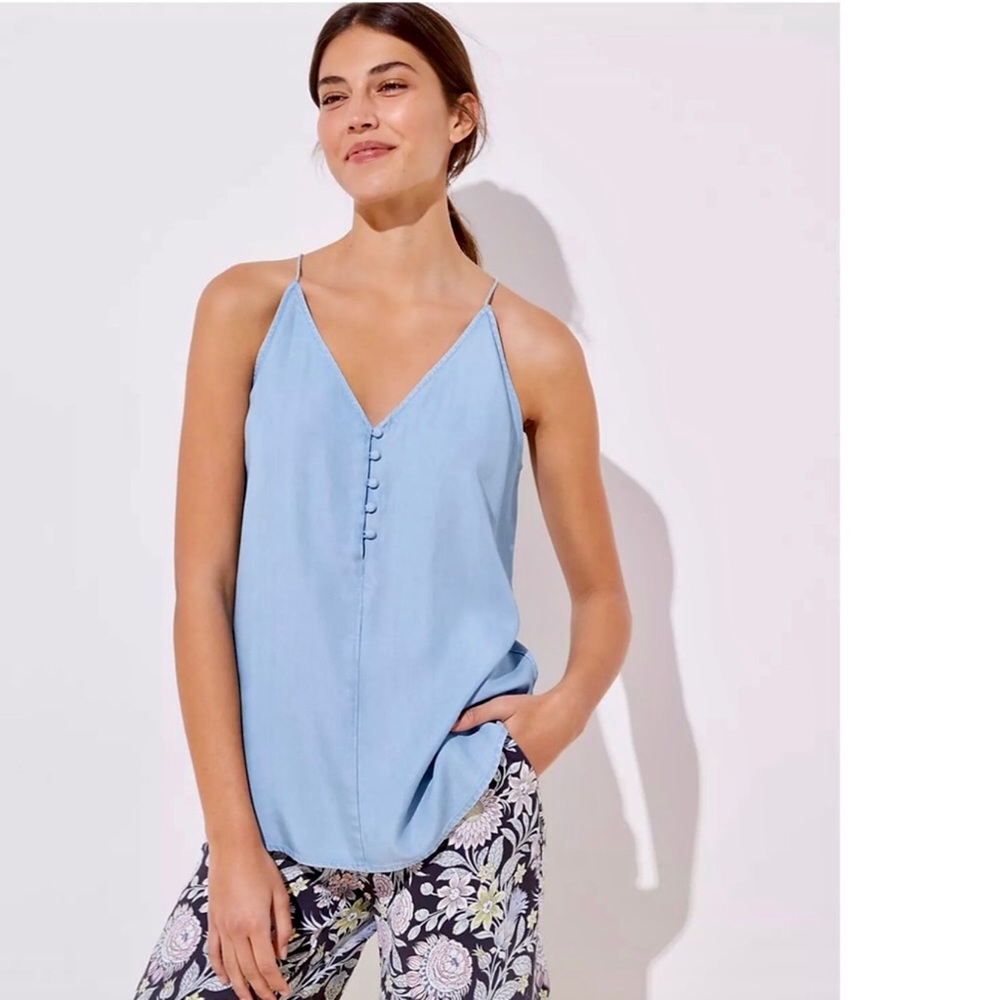 Loft Petite Cami – Chambray